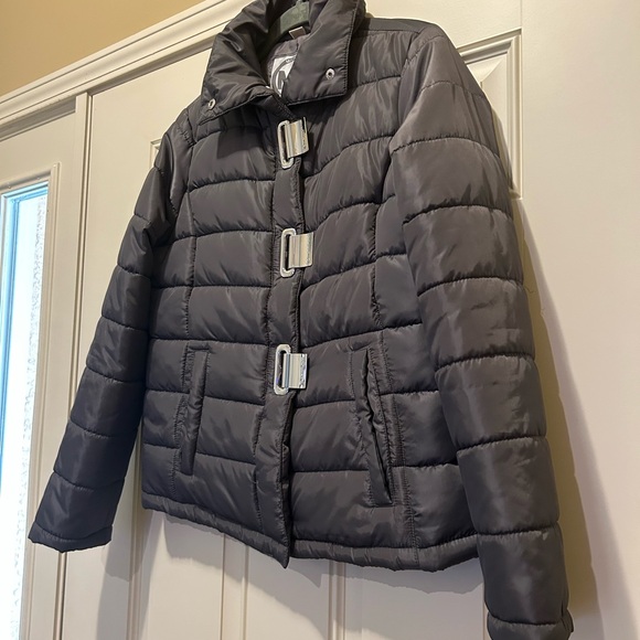 Michael Kors Grey Puffer Jacket - Picture 2 of 5